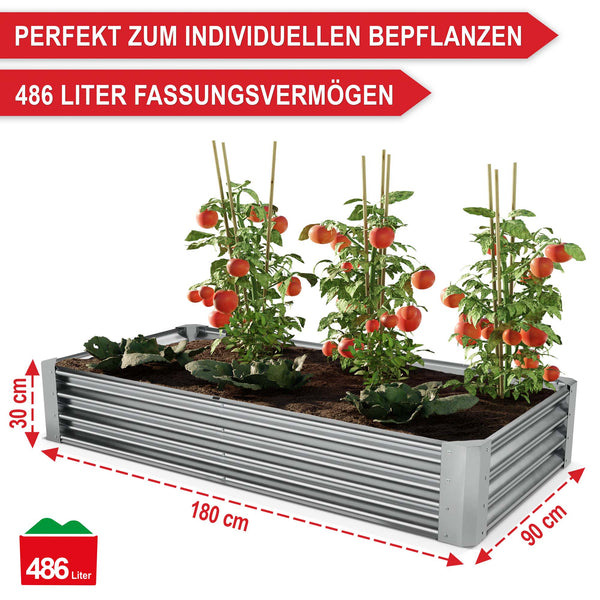Hochbeet Stahl langlebig robust wetterfest Grösse M