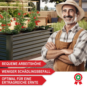 Hochbeet Stahl langlebig robust wetterfest Grösse S