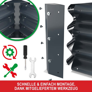 Hochbeet Stahl langlebig robust wetterfest Grösse S