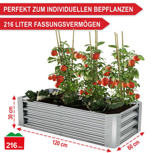 Hochbeet Stahl langlebig robust wetterfest Grösse S