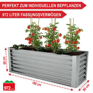 Hochbeet Stahl langlebig robust wetterfest Grösse XL