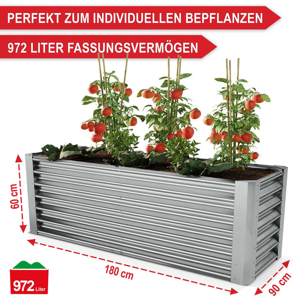Hochbeet Stahl langlebig robust wetterfest Grösse XL