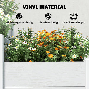 Hochbeet 3-stufig stapelbar für Garten und Balkon Kunststoff