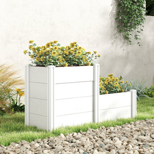Hochbeet 3-stufig stapelbar für Garten und Balkon Kunststoff