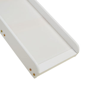 Hochbett Kinderbett 90x200cm aus Holz Weiss