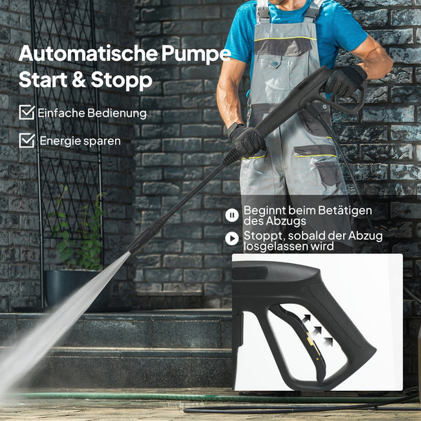 Hochdruckreiniger mit 5m Schlauch und Düse 135 bar 1800W