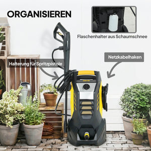 Hochdruckreiniger mit 5m Schlauch und Düse 135 bar 1800W