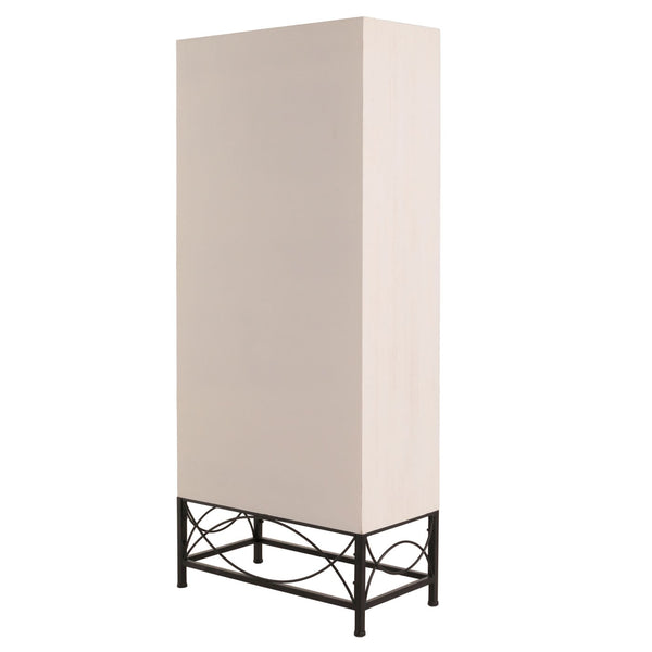 Hochschrank Bücherschrank mit Türen und Schublade 167x72x41cm