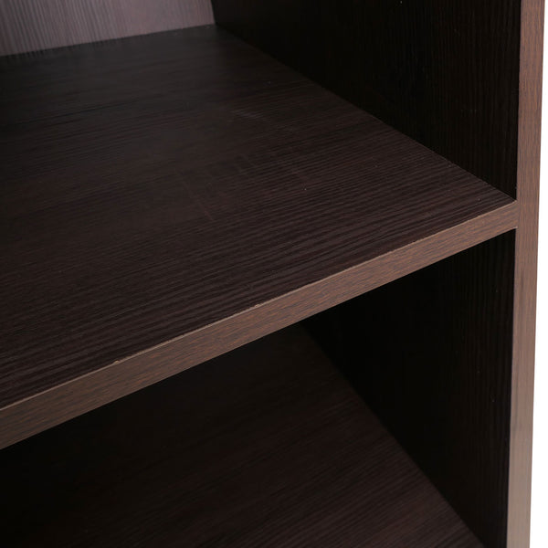 Hochschrank Highboard Türen Staufächer Schubladen 138x79x40cm Walnuss-Optik
