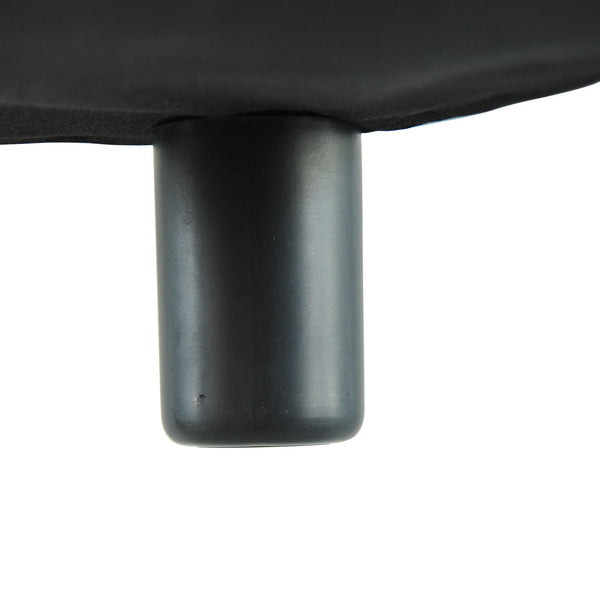 Hocker Chesterfield 40x30x24cm Kunstleder Schwarz