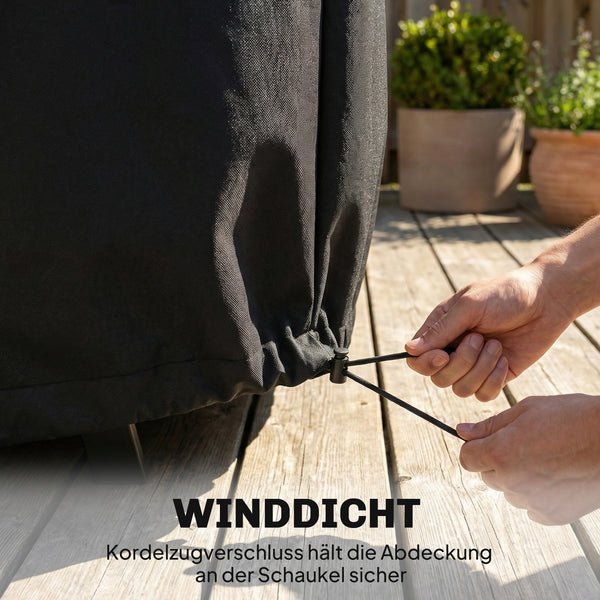Hollywoodschaukel Abdeckung für 2-Sitzer Gartenschaukel wasserdicht UV-beständig