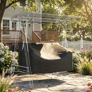 Hollywoodschaukel Abdeckung für 2-Sitzer Gartenschaukel wasserdicht UV-beständig