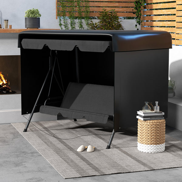 Hollywoodschaukel Abdeckung Schutzhülle wasserdicht für Gartenmöbel 215x155x150cm