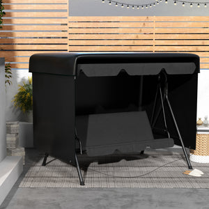 Hollywoodschaukel Abdeckung Schutzhülle wasserdicht für Gartenmöbel 215x155x150cm