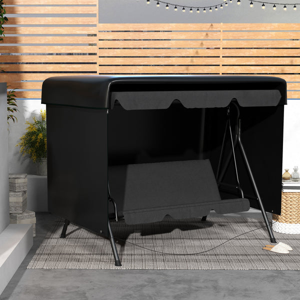 Hollywoodschaukel Abdeckung Schutzhülle wasserdicht für Gartenmöbel 215x155x150cm