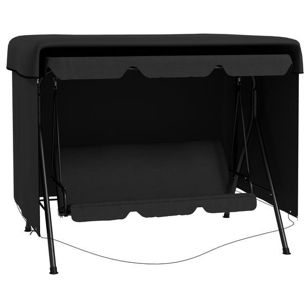 Hollywoodschaukel Abdeckung Schutzhülle wasserdicht für Gartenmöbel 215x155x150cm