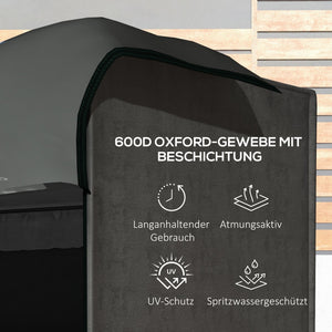 Hollywoodschaukel Abdeckung wasserfest für Hollywoodschaukel dunkelgrau