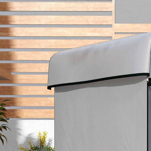 Hollywoodschaukel Abdeckung Schutzhülle wetterfest für Gartenmöbel 215x155x150cm grau