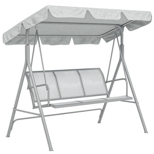 Hollywoodschaukel 3-Sitzer mit Sonnendach für Garten und Terrasse