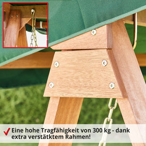Hollywoodschaukel SolidRock ~ Liegefunktion