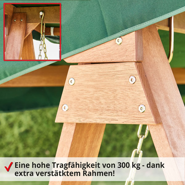 Hollywoodschaukel SolidRock ~ Liegefunktion