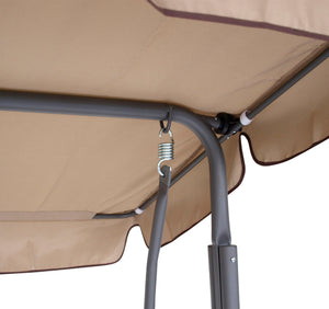 Hollywoodschaukel FLORIDA 3-sitzer, grau/creme