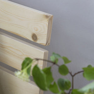 Doppelbett Holzbett Futonbett 140x200 natur
