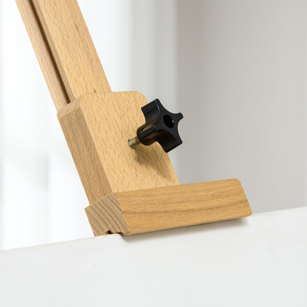 Holzstaffelei 180–235cm höhenverstellbar mit Leinwandhalterung