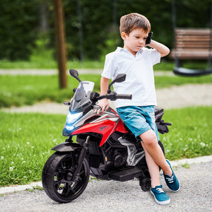 Kindermotorrad elektrisch Honda mit Musik und Licht 3-6 Jahre rot