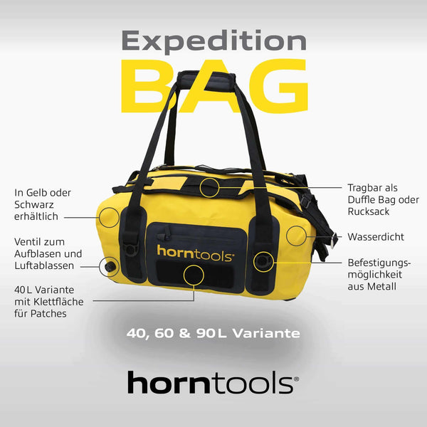 Expedition Bag Gelb - Wasserdichte Tasche