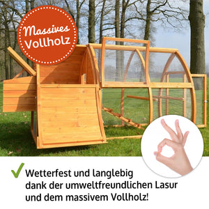 Hühnerstall Hühnerhaus Superhenne mit Nistkasten