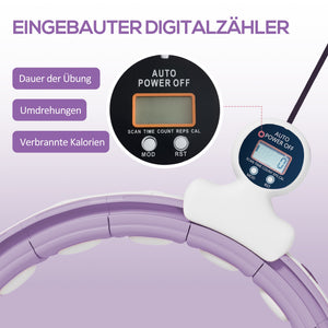 Hula Hoop Reifen verstellbar mit Gewicht und Zähler für Erwachsene