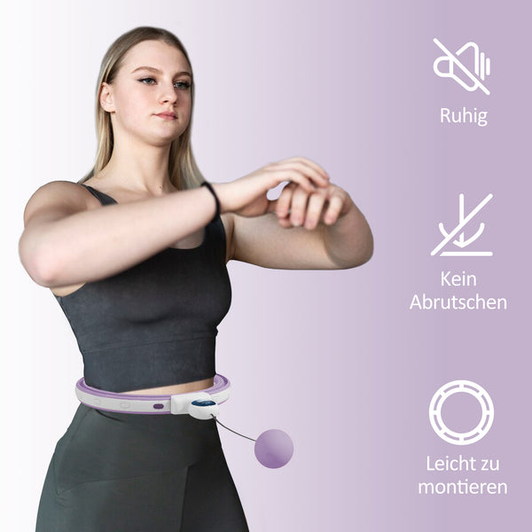 Hula Hoop Reifen verstellbar mit Gewicht und Zähler für Erwachsene