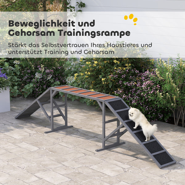 Hunde Agility Steg rutschfest wetterfest bis 40kg
