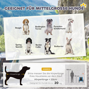 Hundeanhänger faltbar mit Reflektoren für Hunde bis 20kg