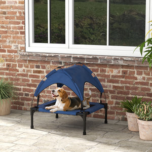 Hundebett erhöht mit Dach outdoor wasserabweisend bis 20kg