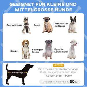 Hundebett erhöht mit Dach outdoor wasserabweisend bis 20kg