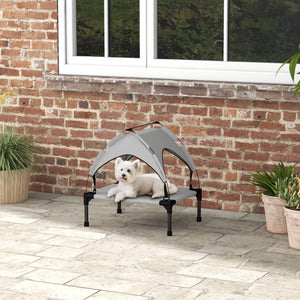 Hundebett Outdoor mit Dach wasserabweisend tragbar bis 30kg