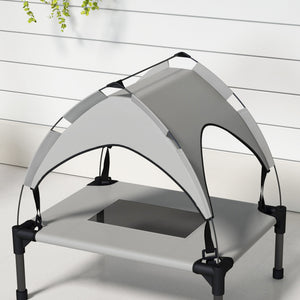 Hundebett Outdoor mit Dach wasserabweisend tragbar bis 30kg