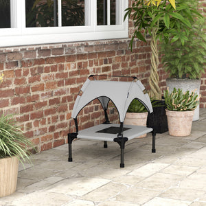 Hundebett Outdoor mit Dach wasserabweisend tragbar bis 30kg