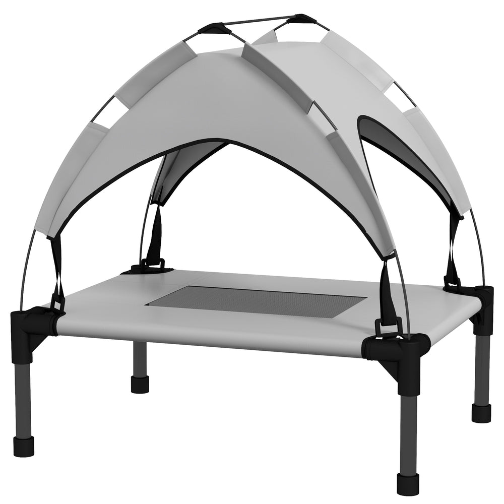 Hundebett Outdoor mit Dach wasserabweisend tragbar bis 30kg
