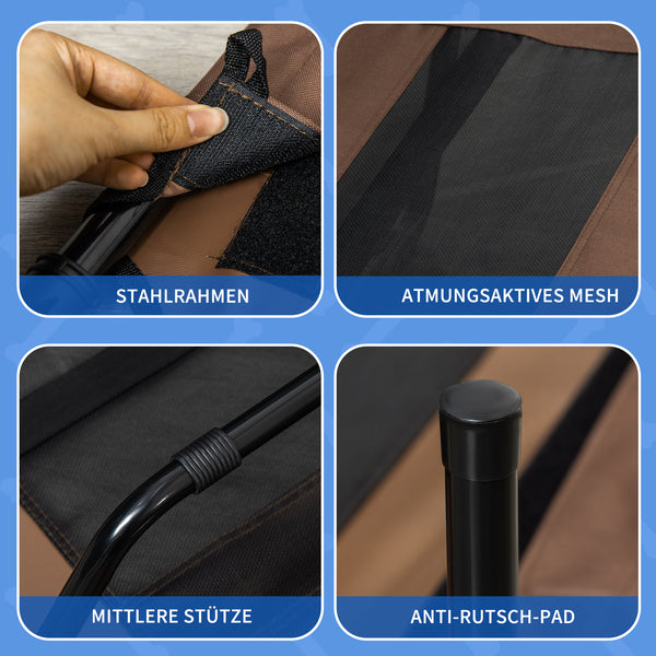 Hundebett Outdoor erhöht faltbar für grosse Hunde