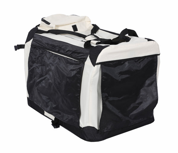 Trasportino pieghevole per cani, taglia M, beige