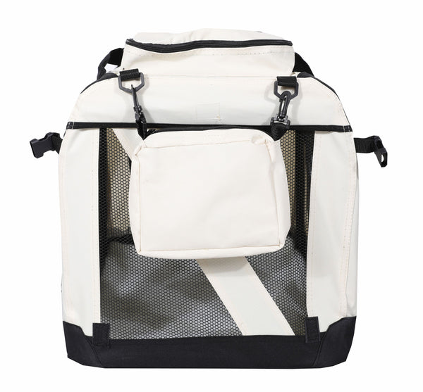 Trasportino pieghevole per cani, taglia M, beige