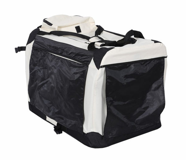 Trasportino pieghevole per cani, taglia L, beige