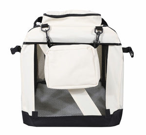 Trasportino pieghevole per cani, taglia L, beige