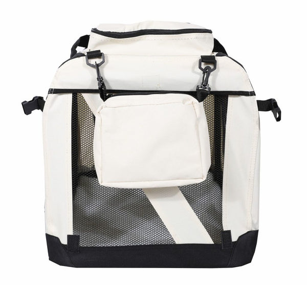 Trasportino pieghevole per cani, taglia L, beige