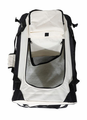 Trasportino pieghevole per cani, taglia L, beige