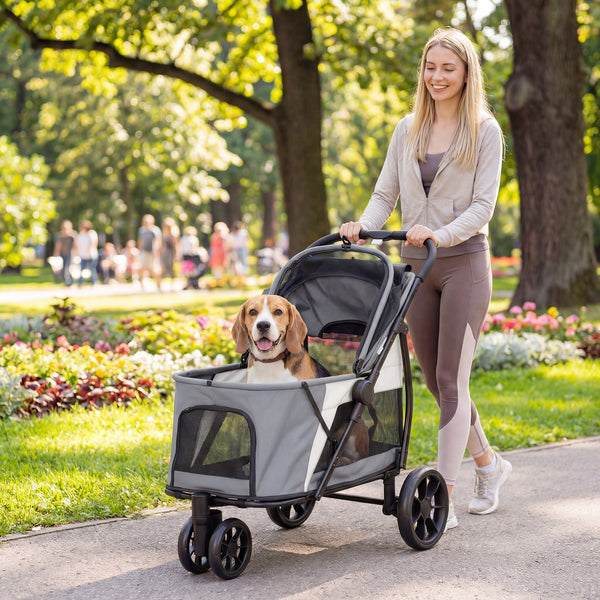 Hundebuggy faltbar für mittelgrosse Hunde bis 20kg