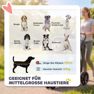 Hundebuggy faltbar für mittelgrosse Hunde bis 20kg